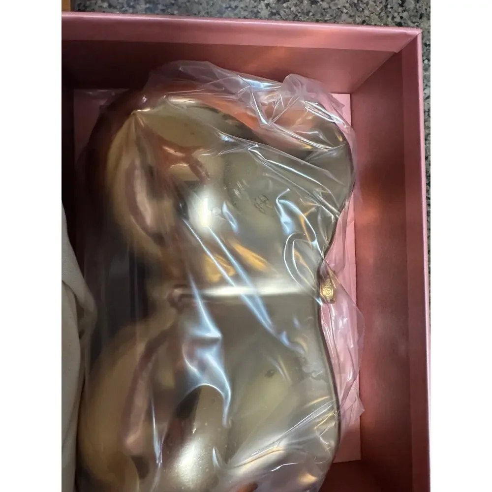 Stunning Cult Gaia Reina Clutch Handbag - NWT Brushed Brass - Picture 12 of 15